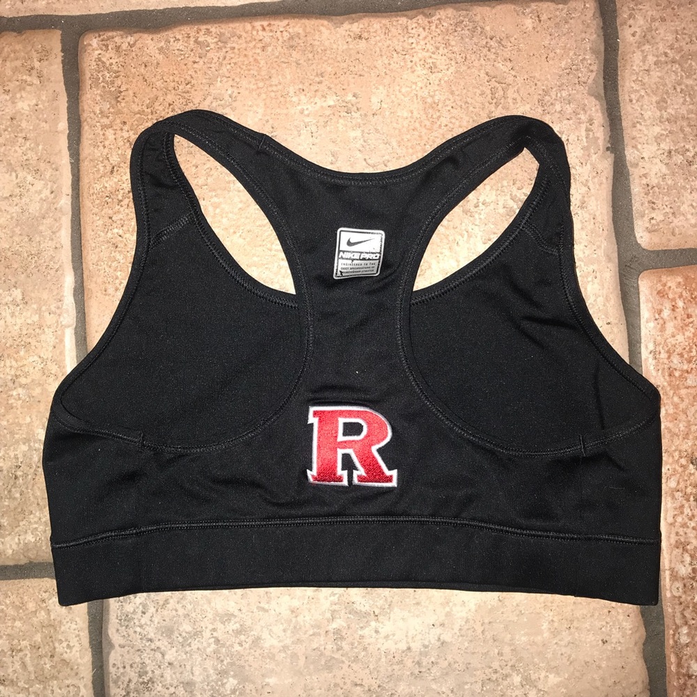 Rutgers Nike Sports Bra Top